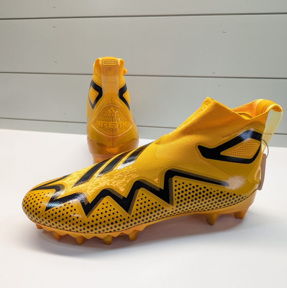 Adidas Freak 21 Ultra Team Collegiate Gold Black Yellow Football cleats Men's 14